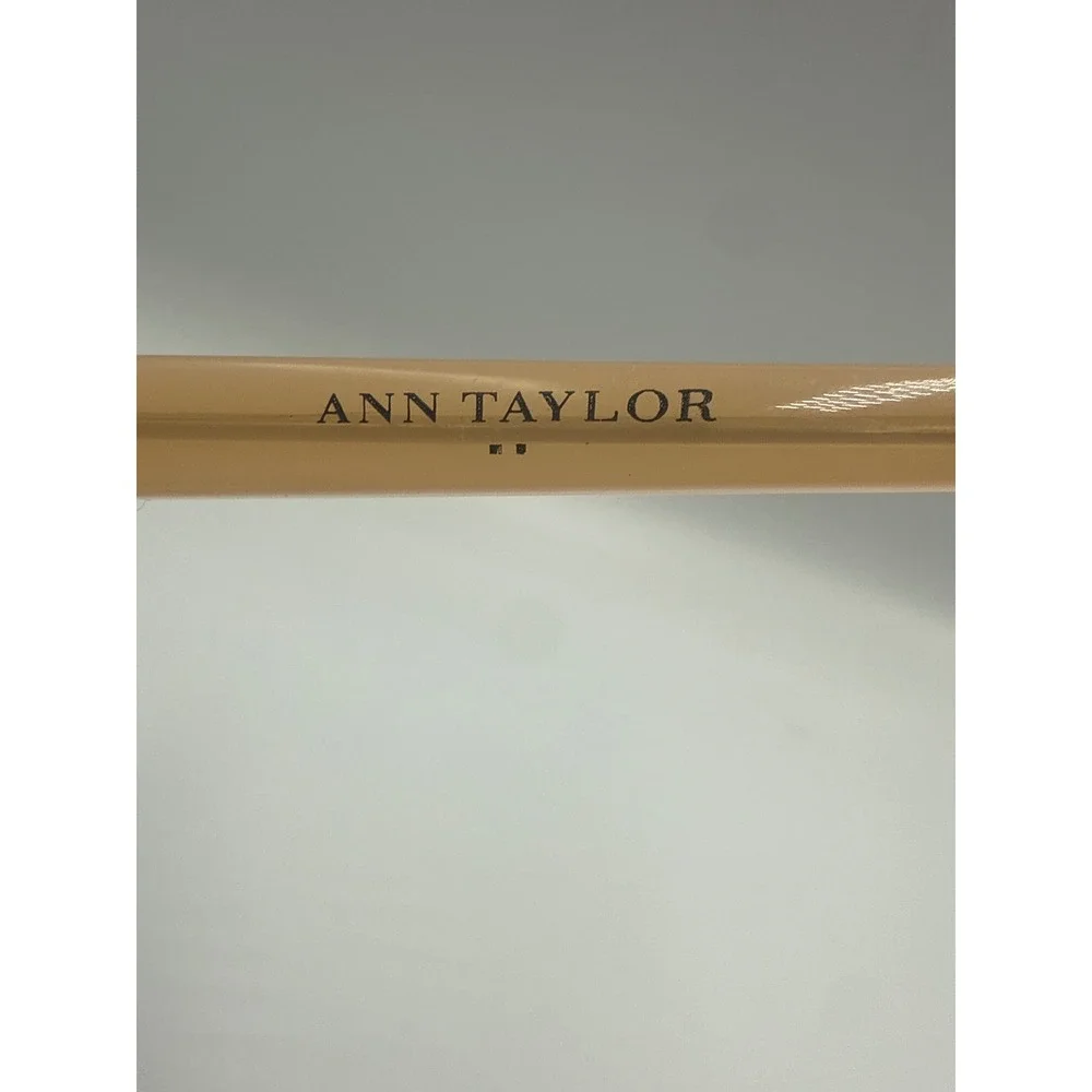 Ann Taylor Peach Translucent Rectangular Eyeglasses Frames 75649-112015-035